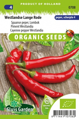 Pepper Cayenne Westlandia BIO (Capsicum) 25 seeds